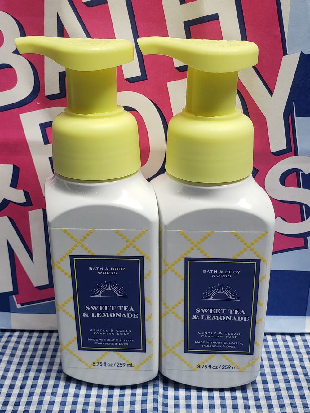 BBW Sweet Tea & Lemonade Gentle & Clean Foaming Hand Soap 2 Pack
